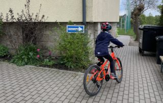 Fahrrad-Ausbildung, Montessorischule Beuren