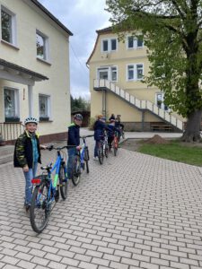 Fahrrad-Ausbildung, Montessorischule Beuren