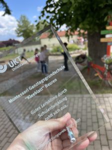 Schulentwicklungspreis der Unfallkasse Thüringen für die Montessorischule Beuren